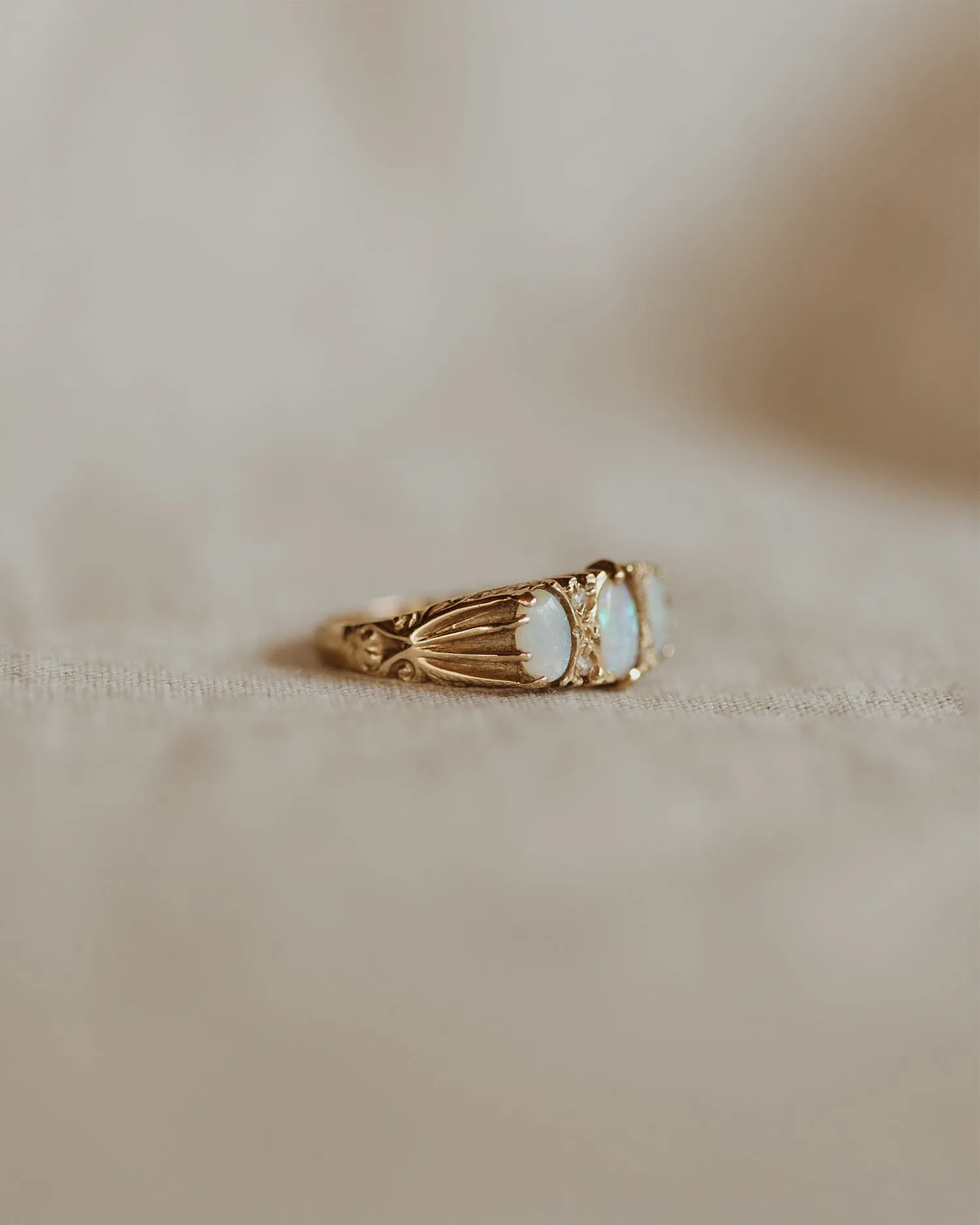 Spencer 9ct Gold Opal Ring sold by Rock n Rose product image thumbnail 5