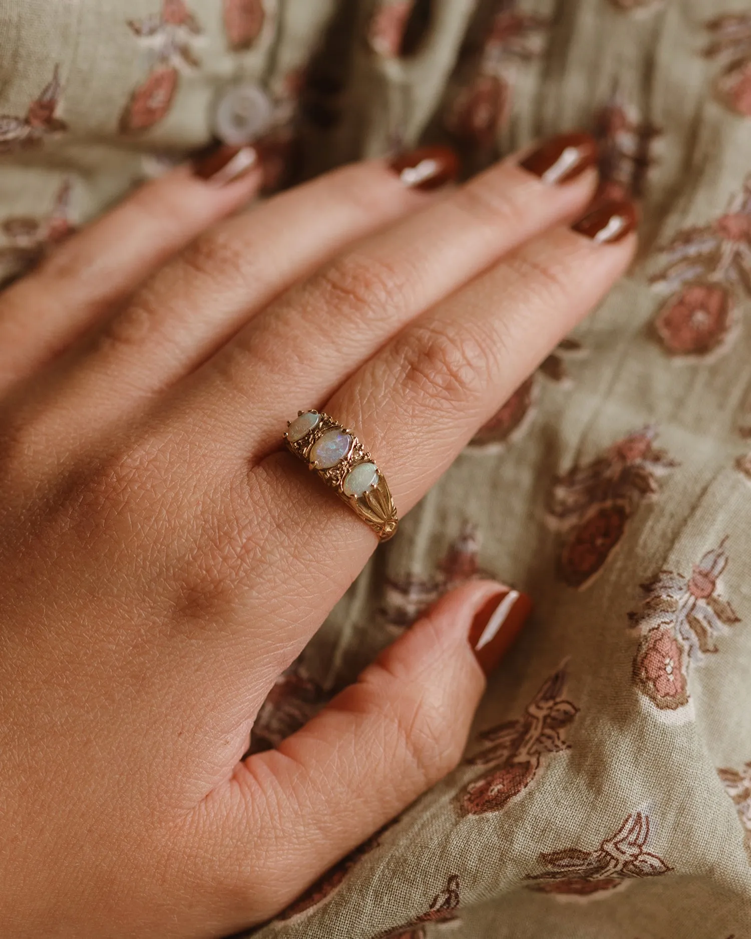 Spencer 9ct Gold Opal Ring sold by Rock n Rose product image thumbnail 2