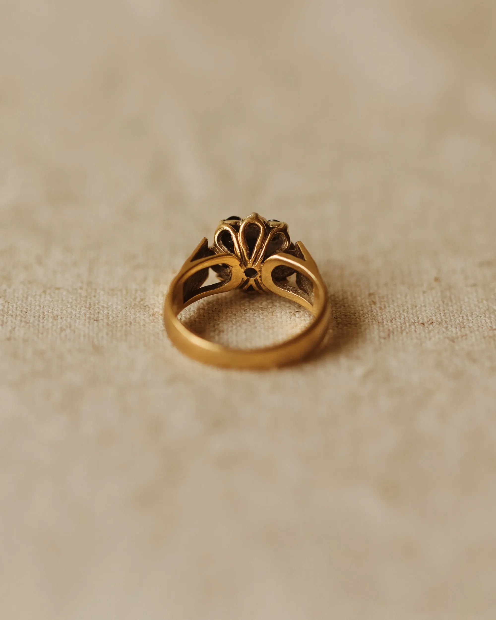 Meredith 1978 9ct Gold Sapphire & Diamond Ring sold by Rock n Rose product image thumbnail 4