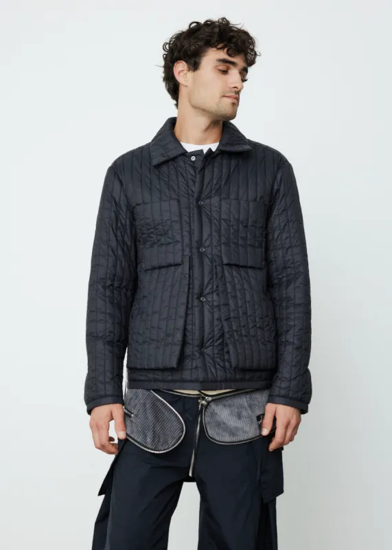 Quilted Worker Jacket sold by Incu