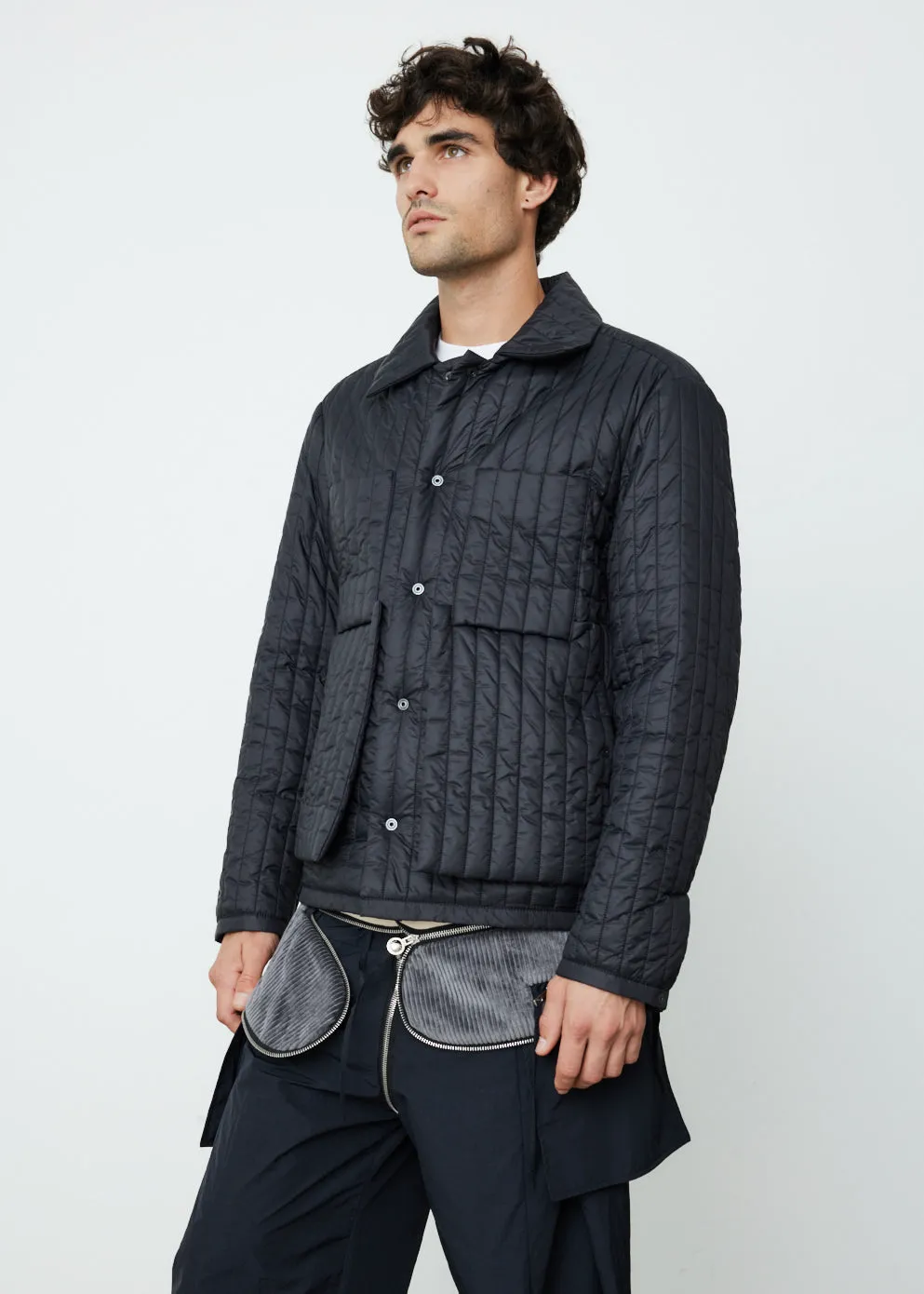 Quilted Worker Jacket sold by Incu product image thumbnail 3