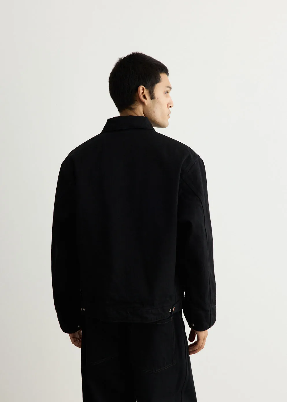 Denim Zip Short Jacket sold by Incu product image thumbnail 4