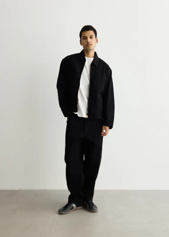 Denim Zip Short Jacket made by Comoli Mens