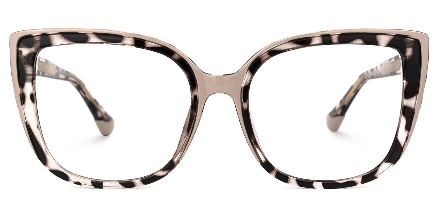 Darena - Cat Eye Brown/Tortoise Eyeglasses sold by Vooglam