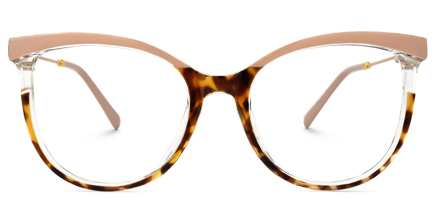 Emanuel - Cat Eye Brown/Tortoise Eyeglasses sold by Vooglam
