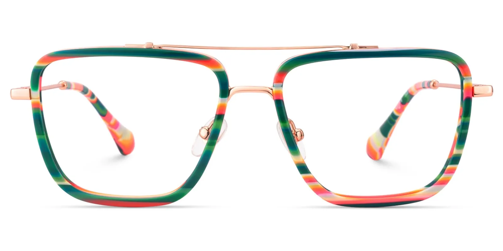 Isla - Aviator Multicolor Eyeglasses sold by Vooglam
