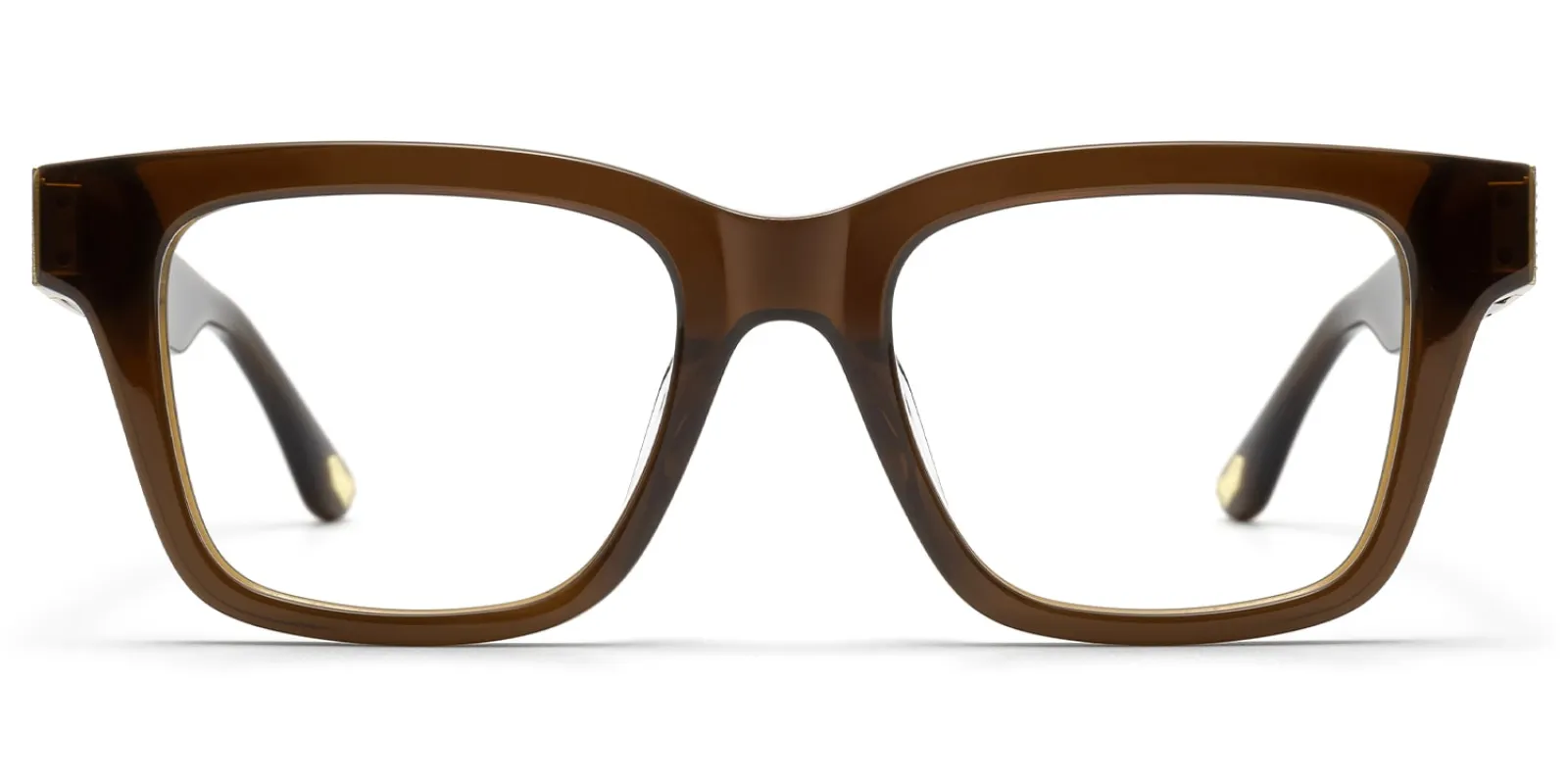 Legacy - Rectangle Brown Eyeglasses sold by Vooglam