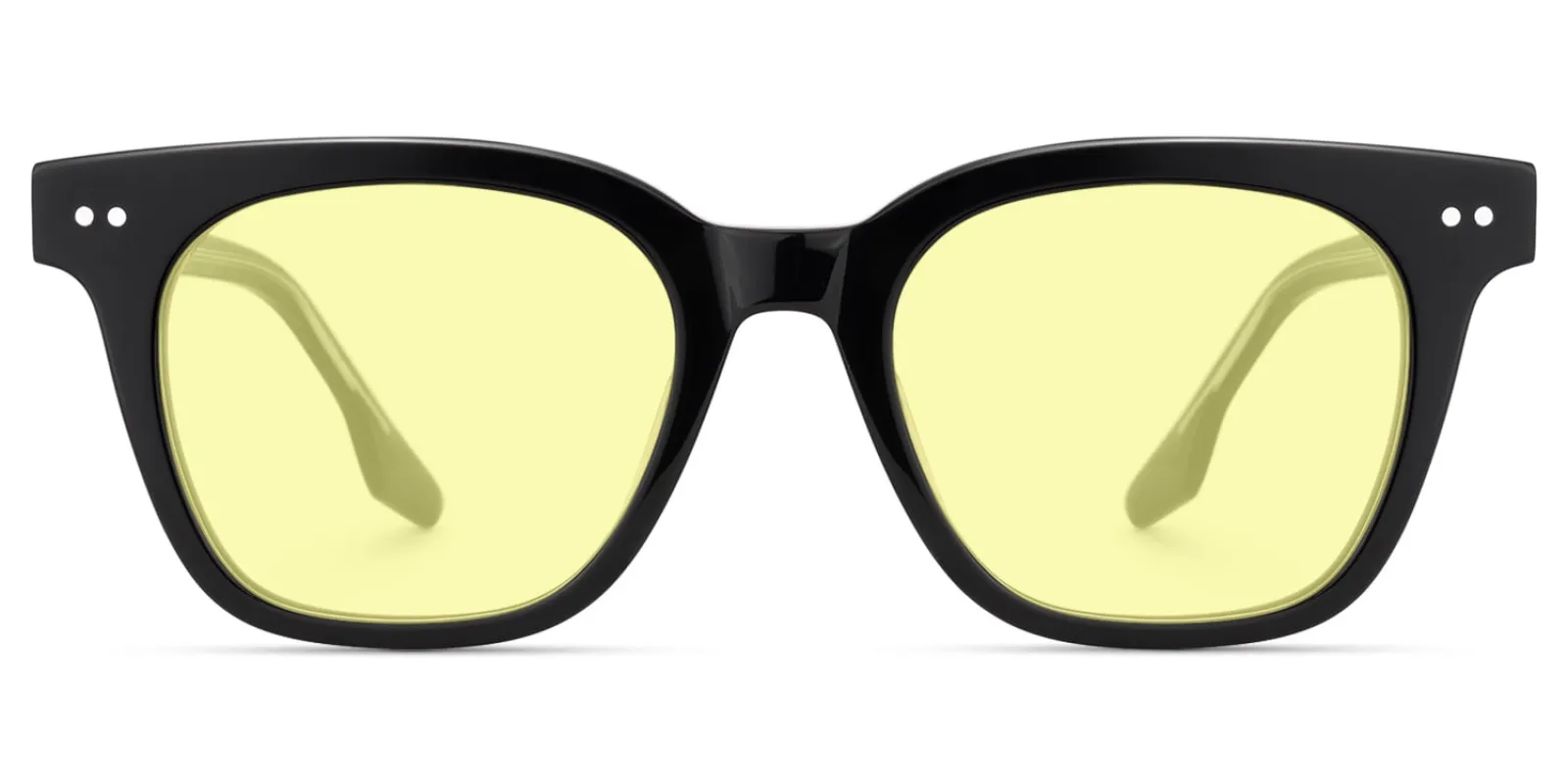 Aubrey - Square Black Sunglasses sold by Vooglam