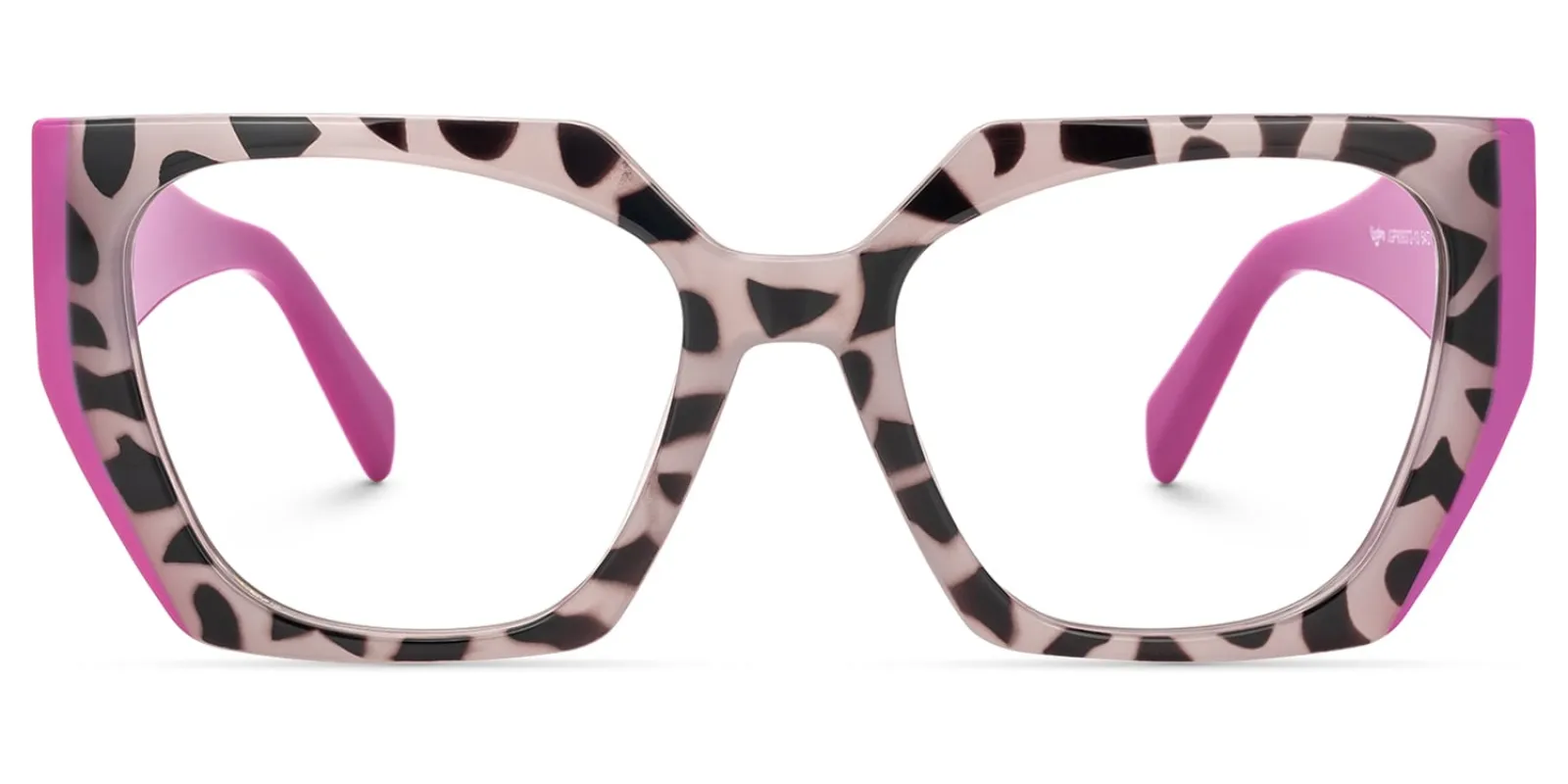 Faridah - Geometric Animal Eyeglasses sold by Vooglam