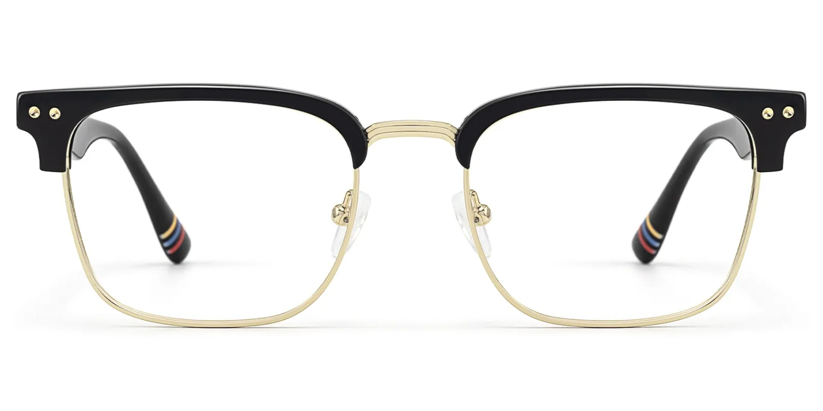 Preppy - Rectangle Black Eyeglasses sold by Vooglam
