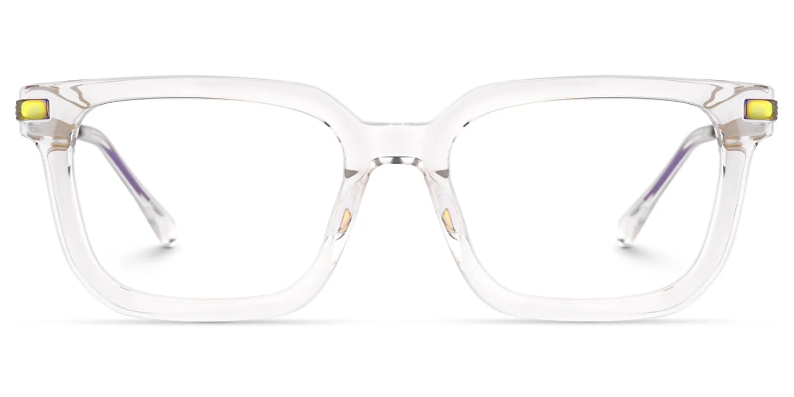 Denbeigh - Rectangle Crystal Eyeglasses sold by Vooglam