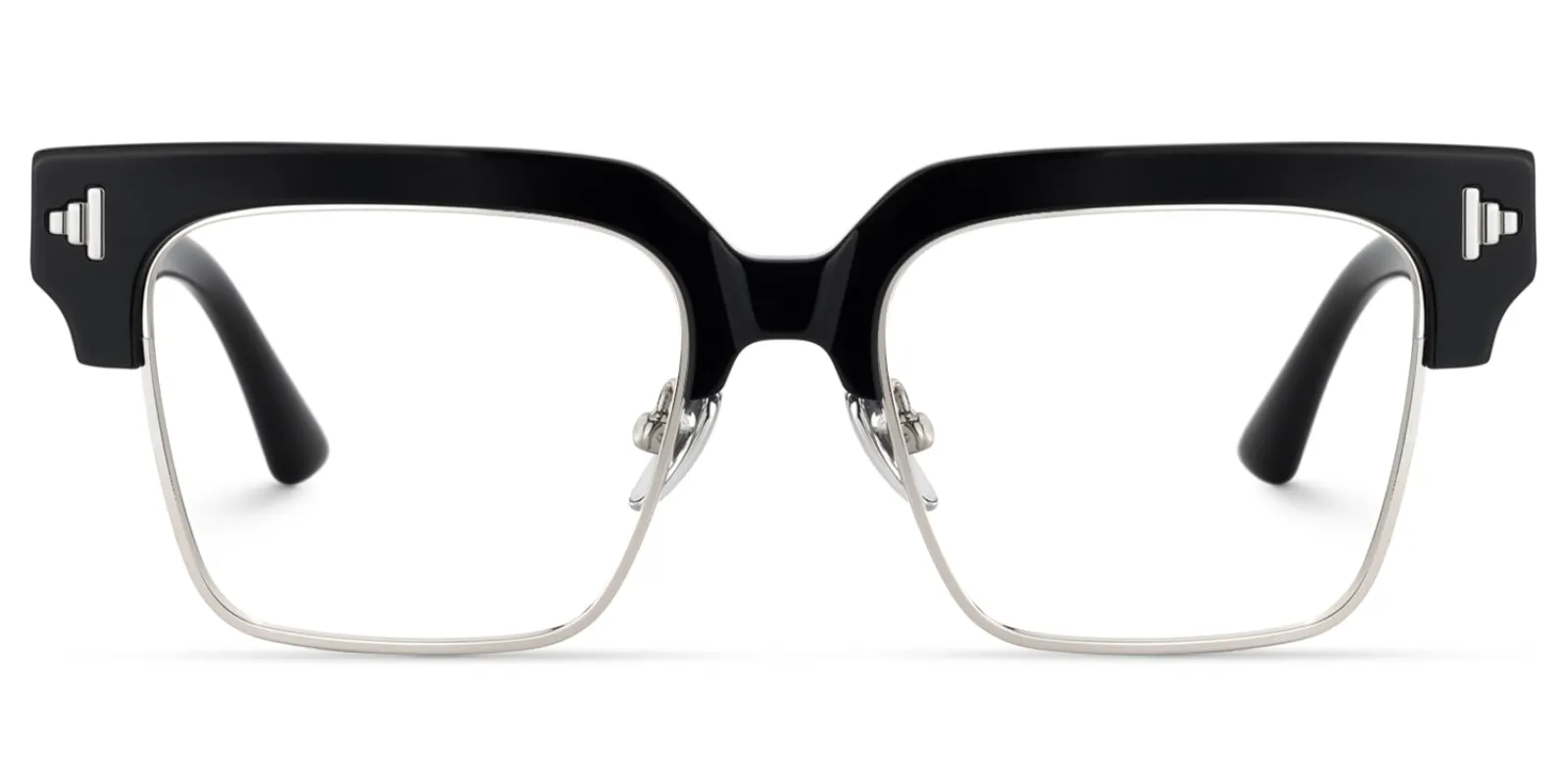 Nathifa - Browline Black Eyeglasses sold by Vooglam