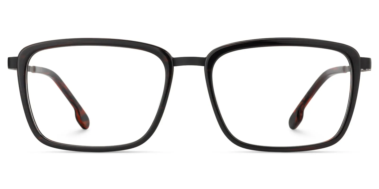 Alloy - Rectangle Black Eyeglasses sold by Vooglam