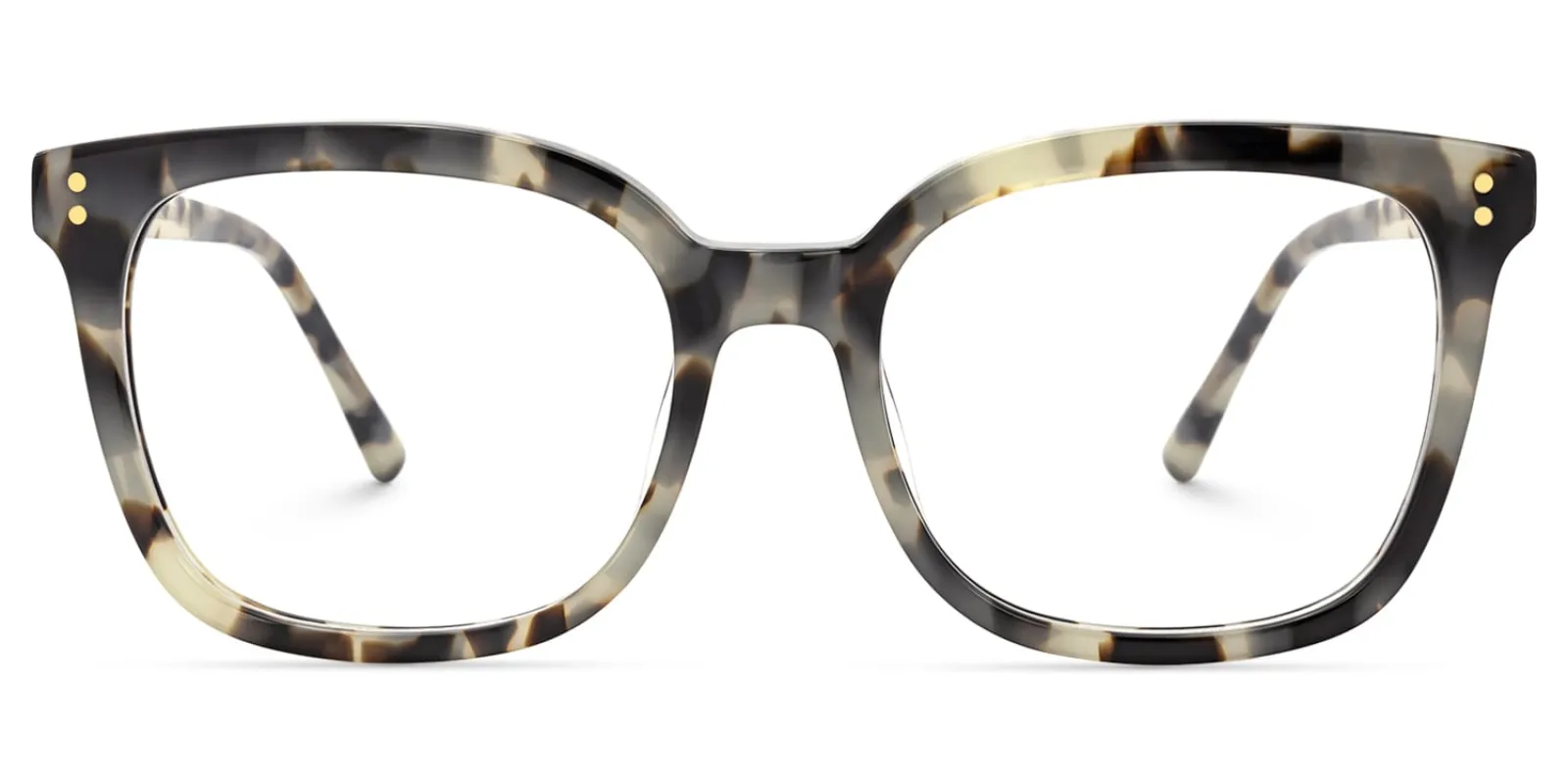 Kaiser - Square Tortoise Eyeglasses sold by Vooglam