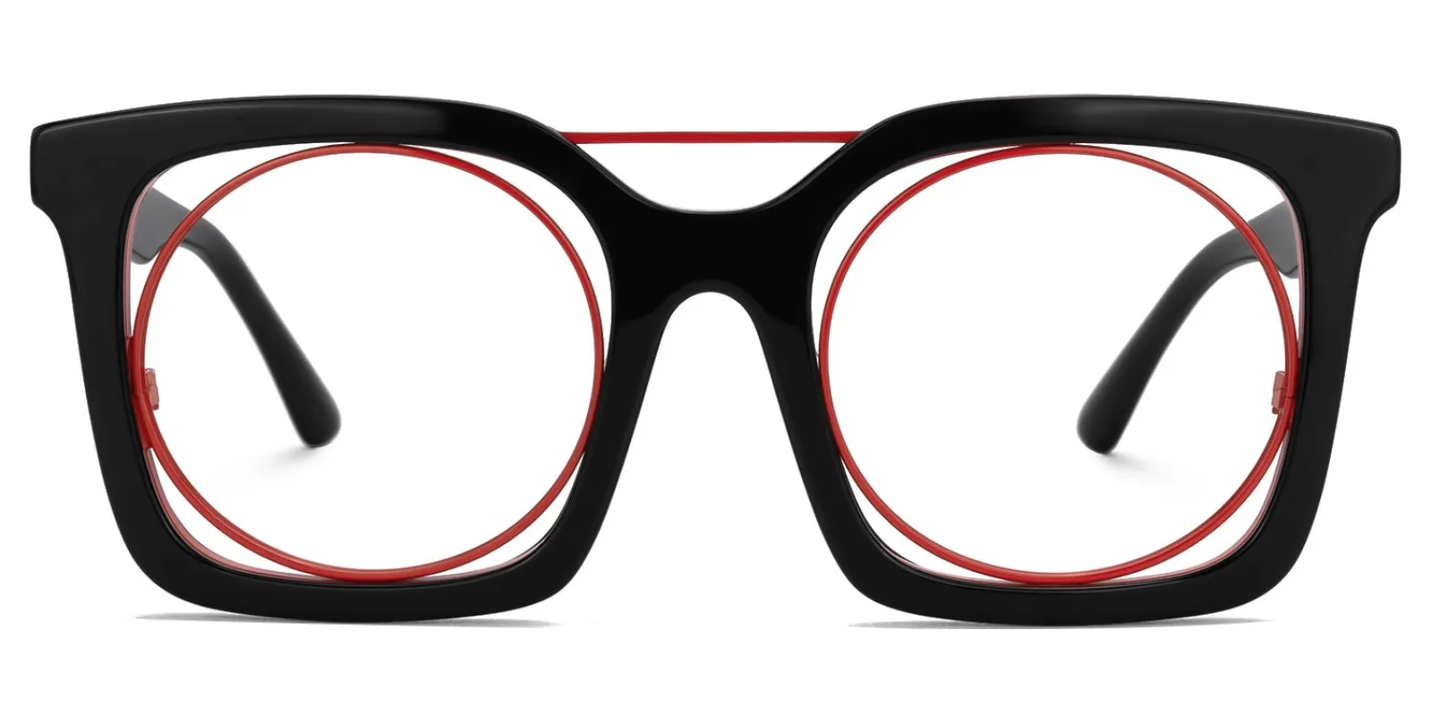 Gafnit - Aviator Black Eyeglasses sold by Vooglam