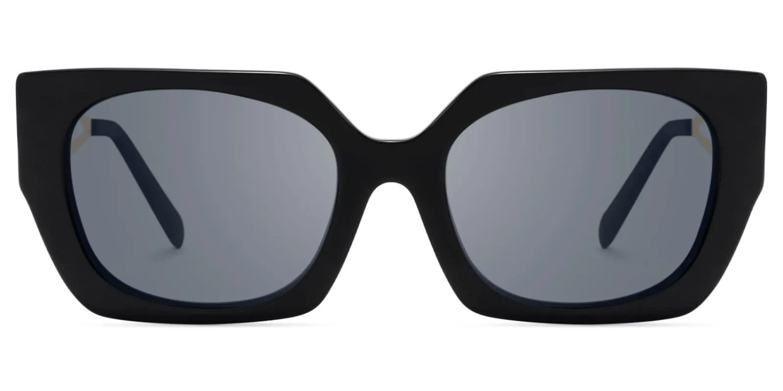 Titan - Rectangle Black Sunglasses sold by Vooglam