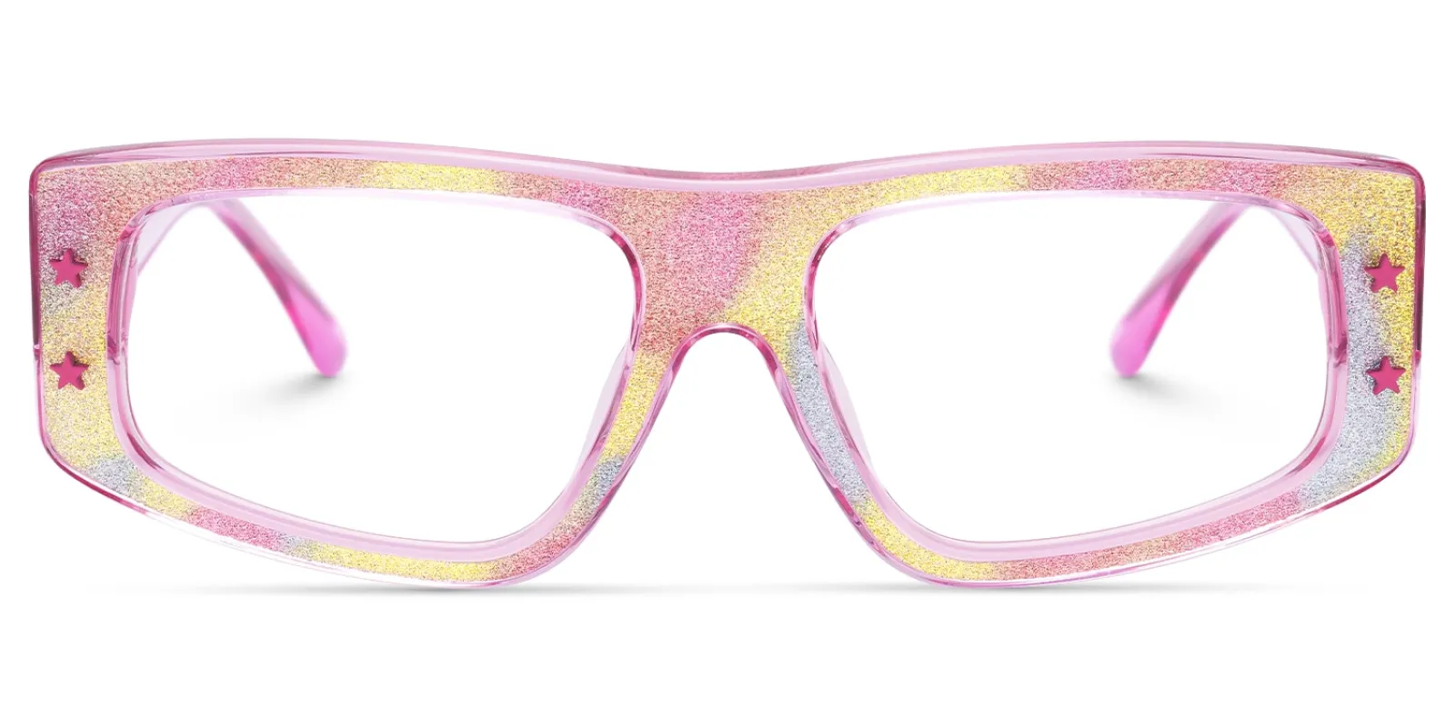 Maeva - Rectangle Multicolor Eyeglasses sold by Vooglam