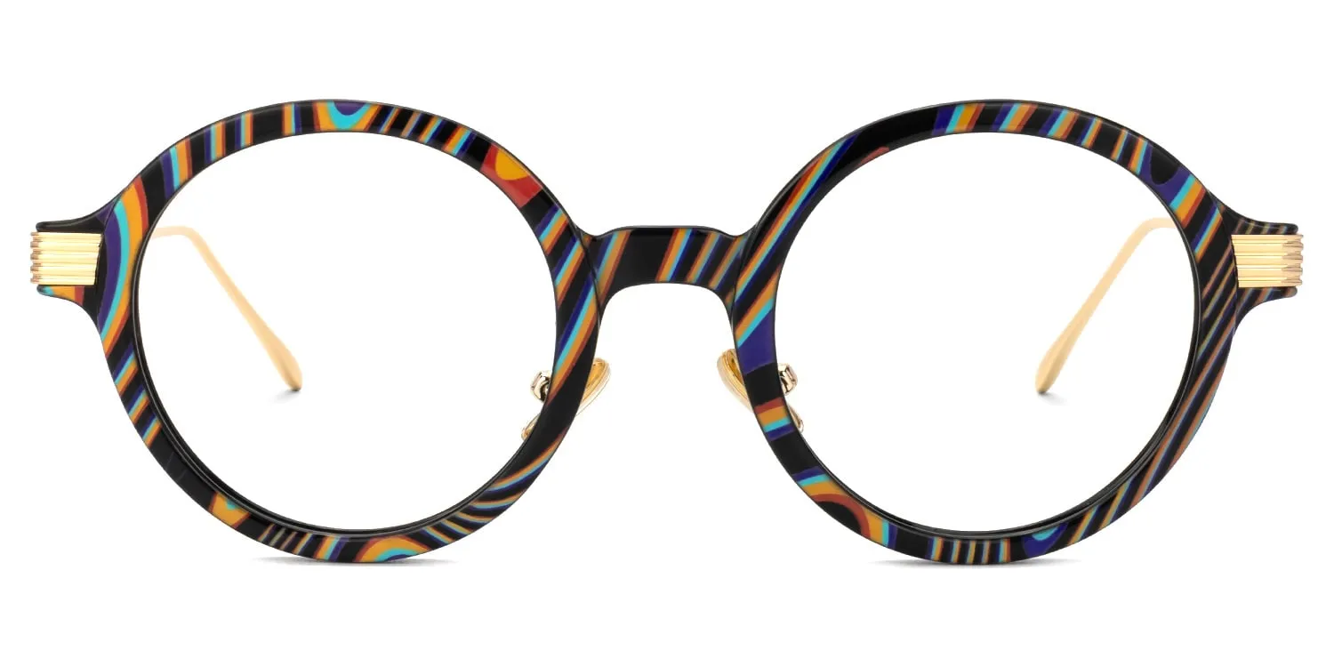 Dylan - Round Pattern Eyeglasses sold by Vooglam product image thumbnail 2