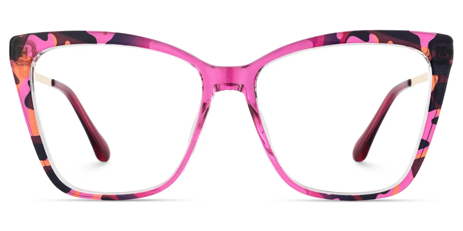 Adebola - Butterfly Pattern Eyeglasses sold by Vooglam
