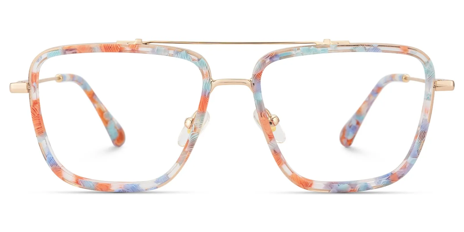 Isla - Aviator Floral Eyeglasses sold by Vooglam