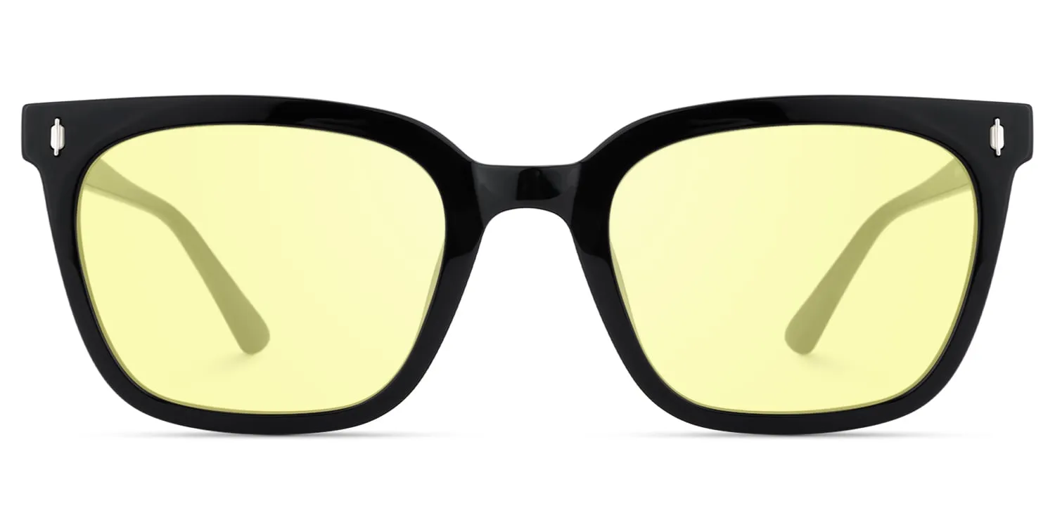 Cosmo - Rectangle Black Sunglasses sold by Vooglam product image thumbnail 2
