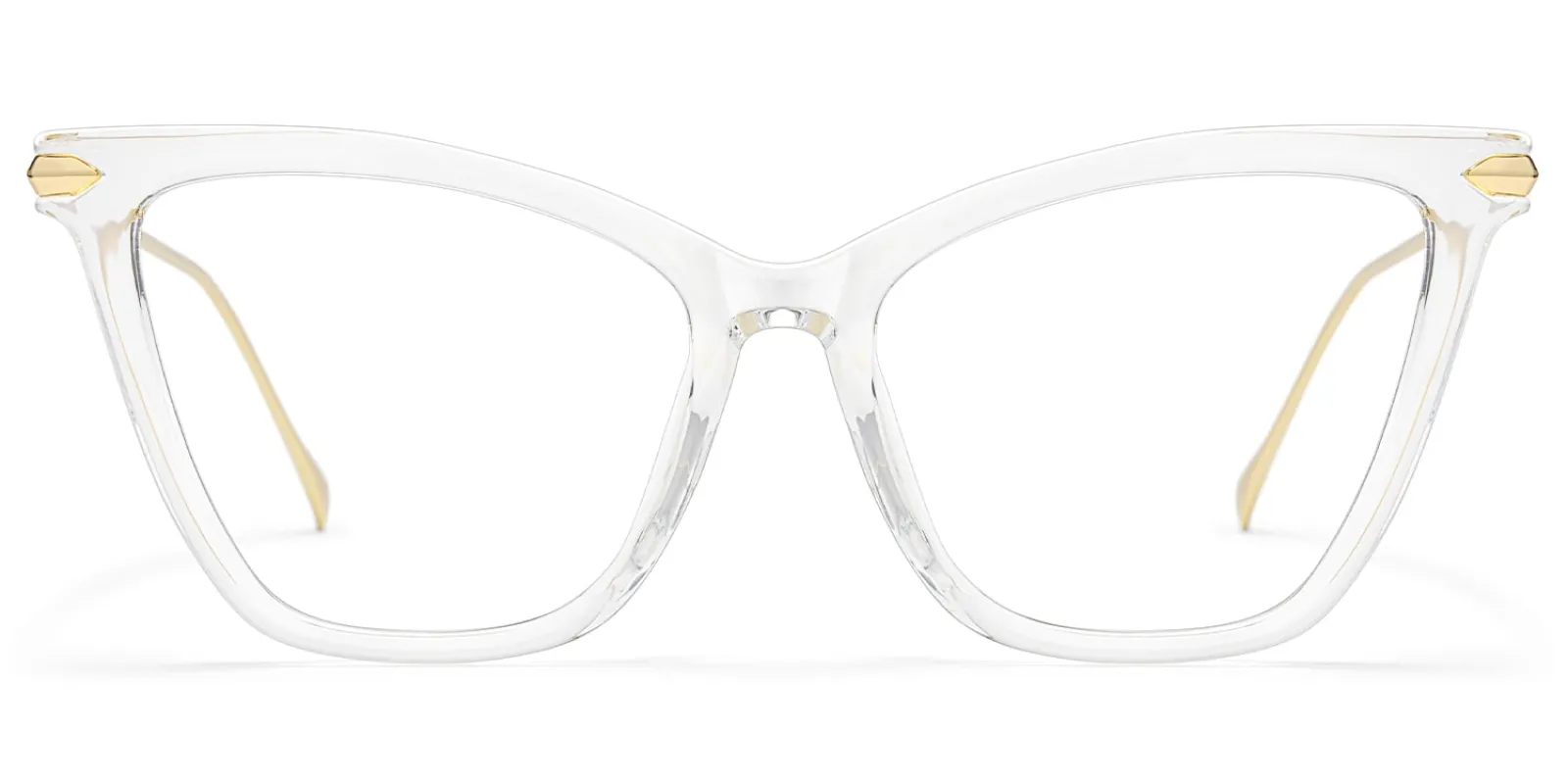 Hilary Clear Butterfly Prescription Glasses sold by Vooglam