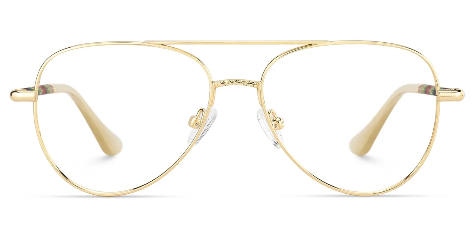 Joni - Aviator Gold Eyeglasses sold by Vooglam