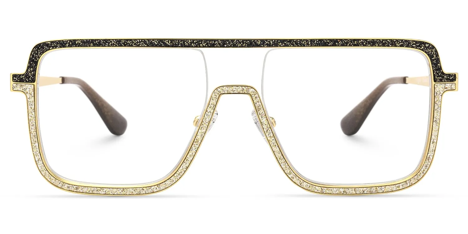 Padraic - Aviator Gold Eyeglasses sold by Vooglam product image thumbnail 2