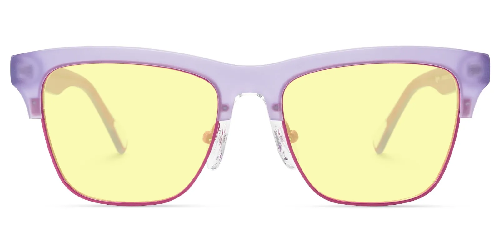 Polka - Square Purple Sunglasses sold by Vooglam