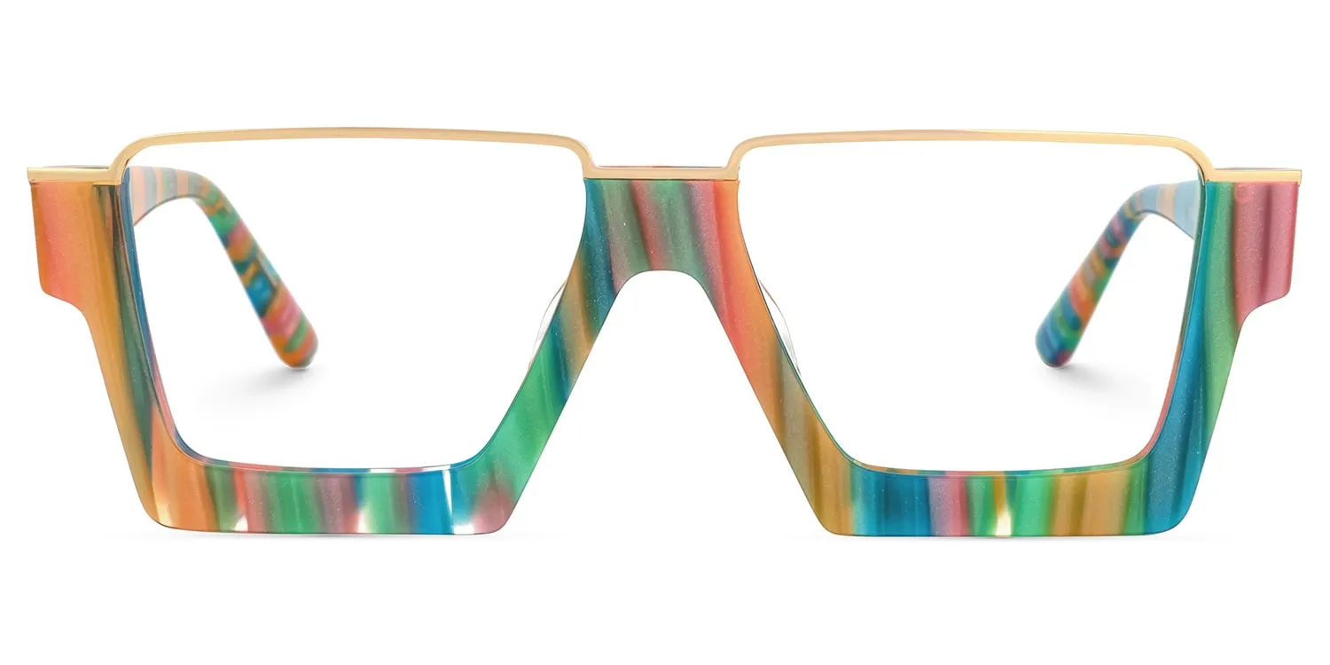 Dardhan - Rectangle Multicolor Eyeglasses sold by Vooglam product image thumbnail 2