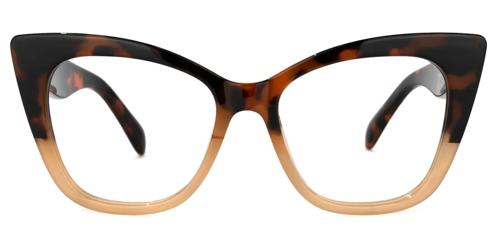 Mathews - Cat Eye Brown Eyeglasses sold by Vooglam