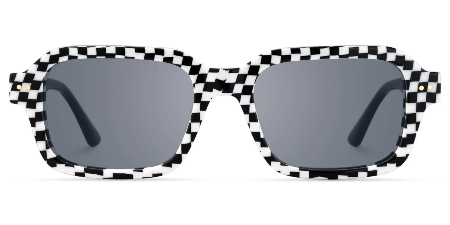 Narges - Rectangle Pattern Sunglasses sold by Vooglam product image thumbnail 2
