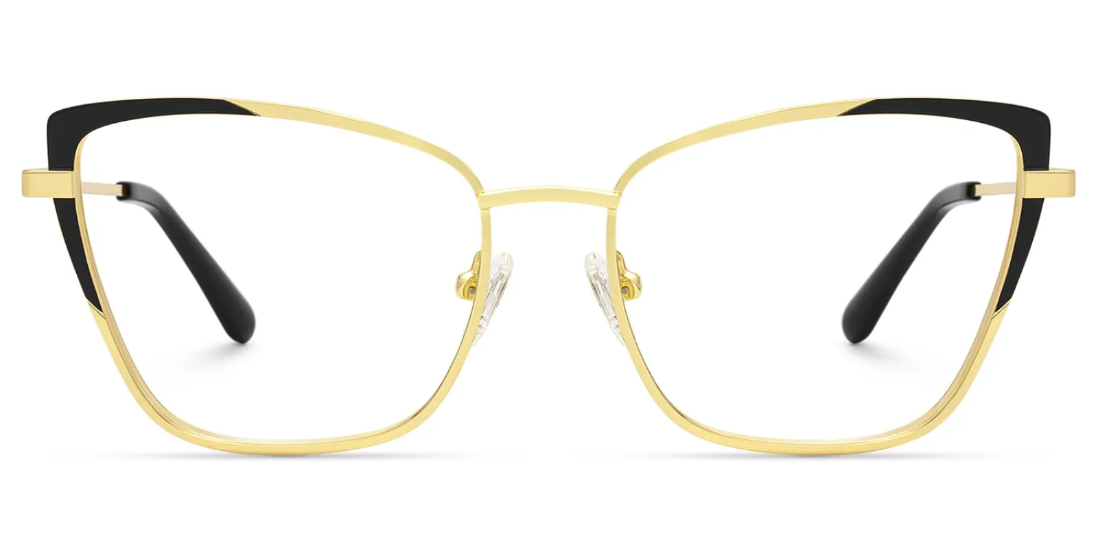 Kailas - Cat Eye Black Eyeglasses sold by Vooglam