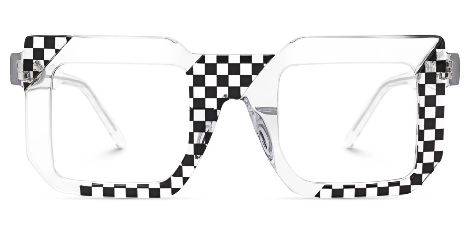 Madhav - Square Pattern Eyeglasses sold by Vooglam