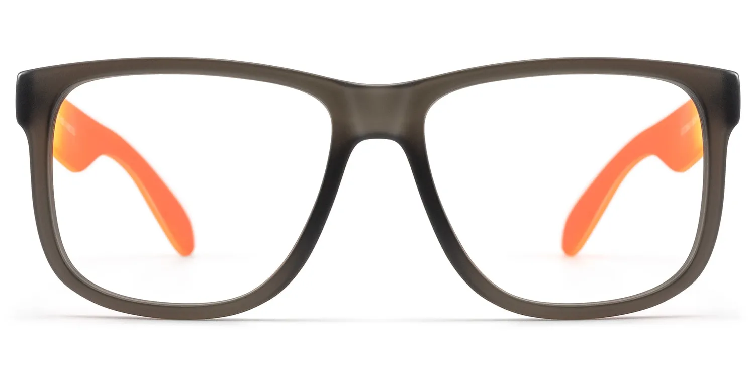 Sync - Rectangle Gray Eyeglasses sold by Vooglam