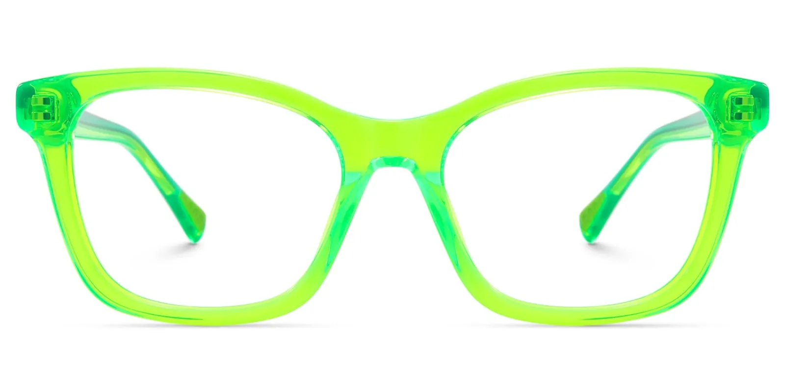 Coexist - Rectangle Green Eyeglasses sold by Vooglam