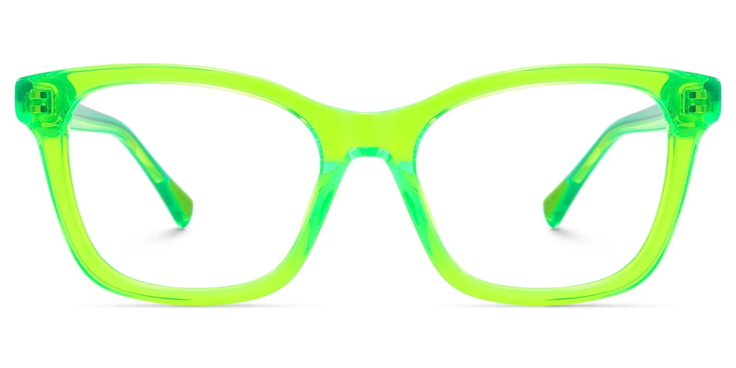Coexist - Rectangle Green Eyeglasses sold by Vooglam product image thumbnail 2