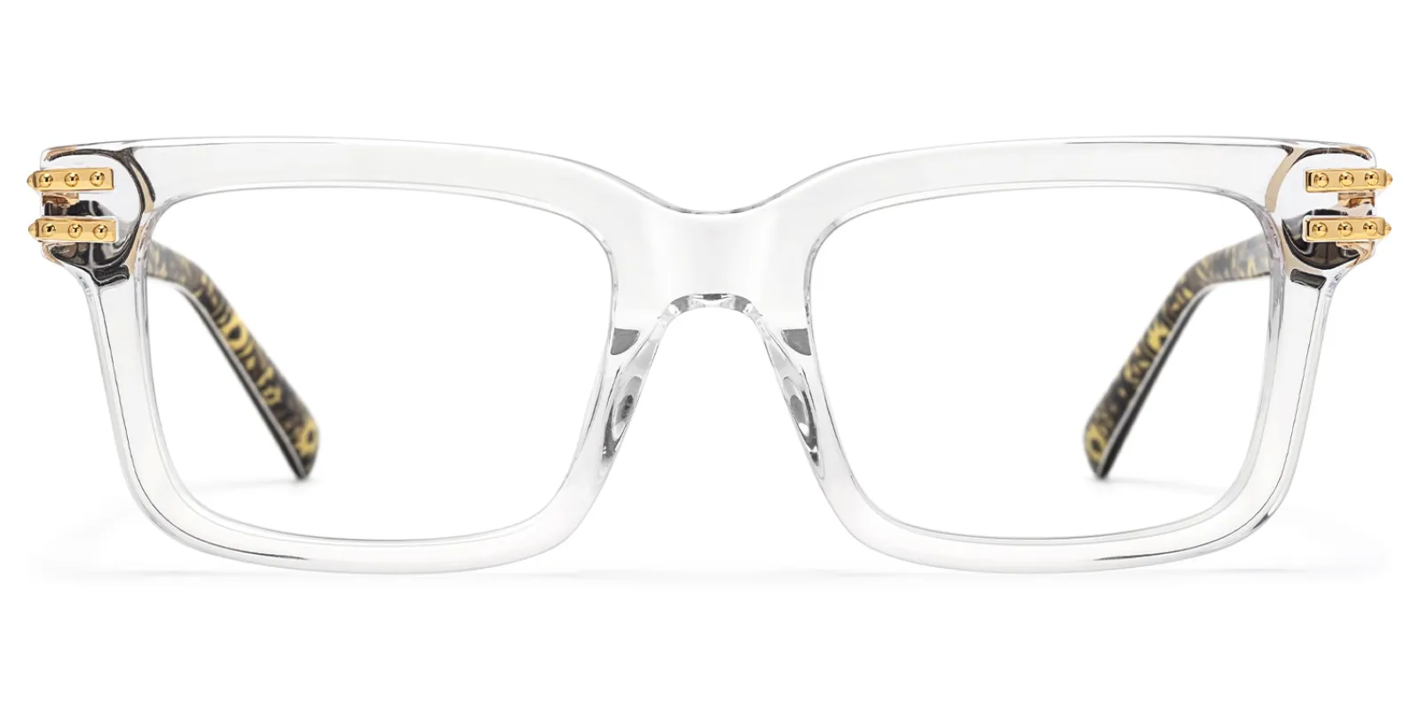 Anansi - Rectangle Transparent Eyeglasses sold by Vooglam