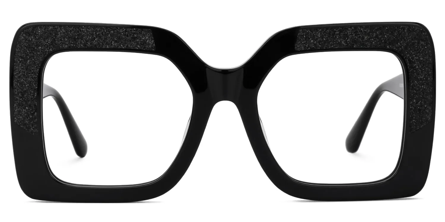Hakeem - Square Black Eyeglasses sold by Vooglam product image thumbnail 2