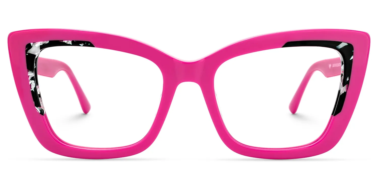 Palesa - Cat Eye Pink Eyeglasses sold by Vooglam product image thumbnail 2