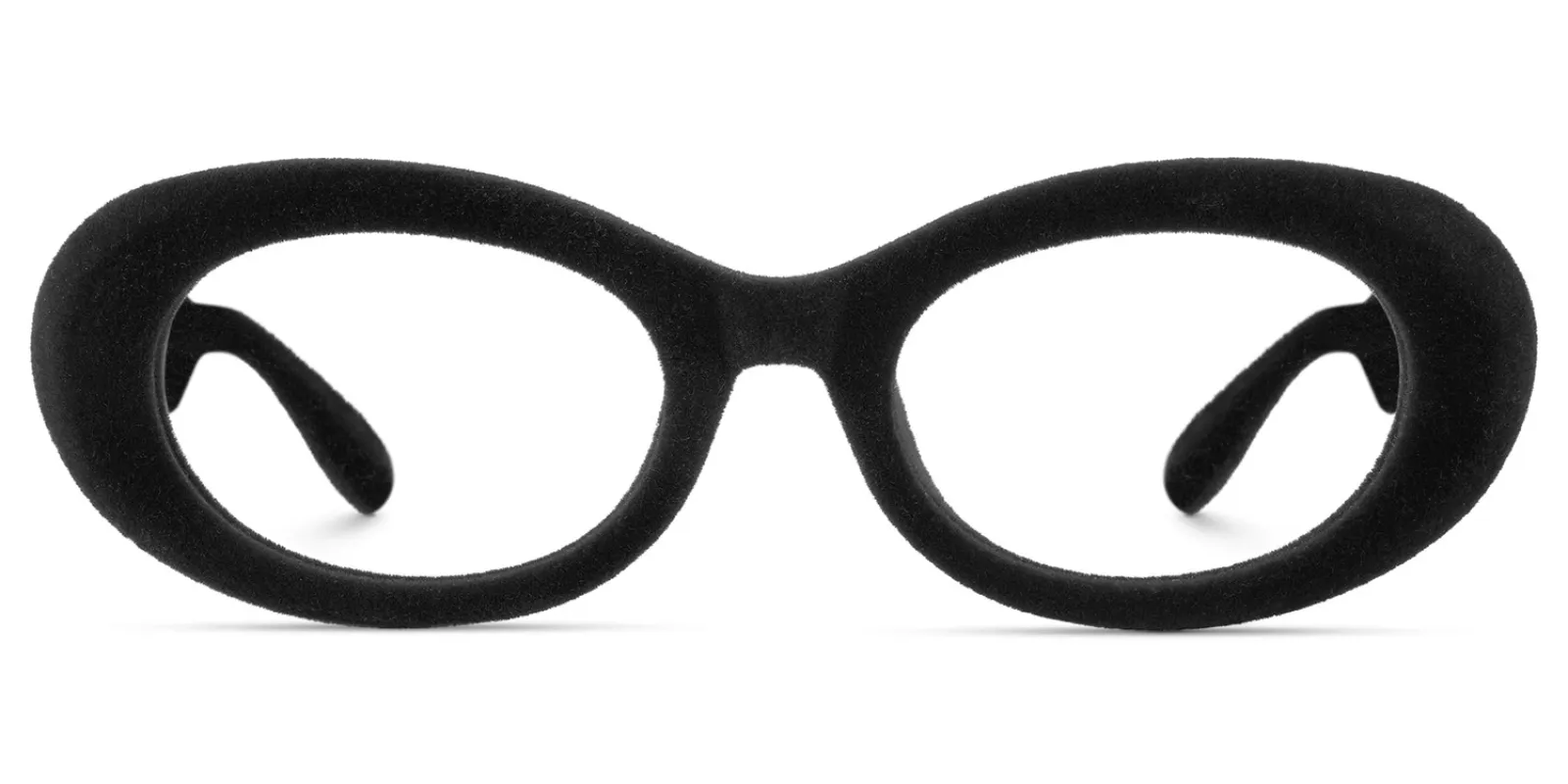 Royale - Oval Black Eyeglasses sold by Vooglam