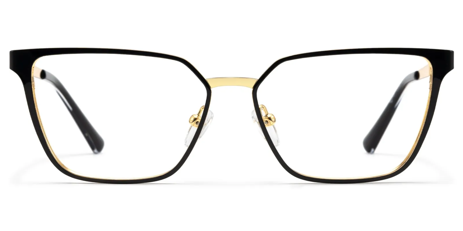 Hologram - Rectangle Black Eyeglasses sold by Vooglam