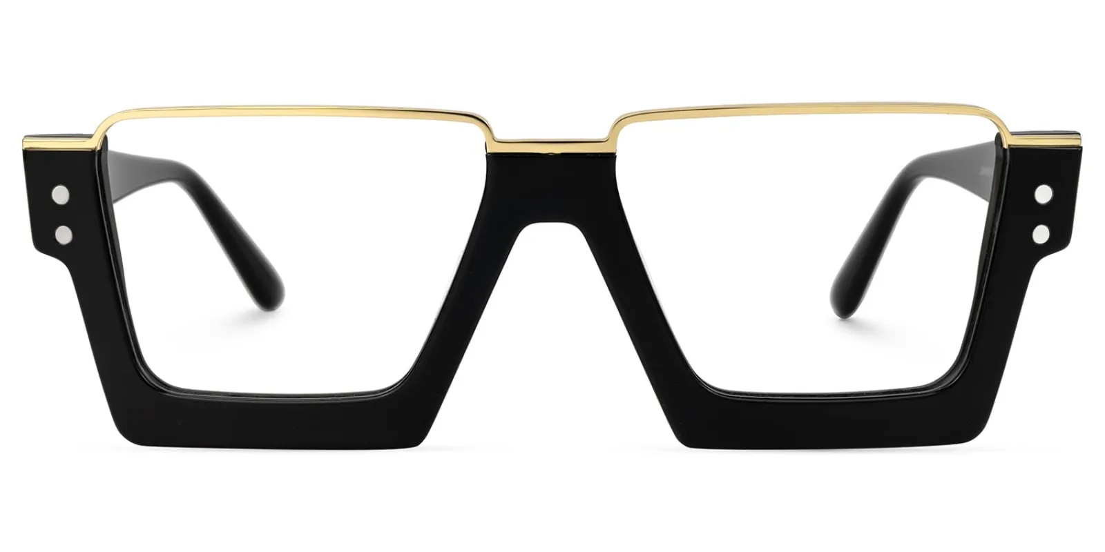 Dardhan - Rectangle Black Eyeglasses sold by Vooglam