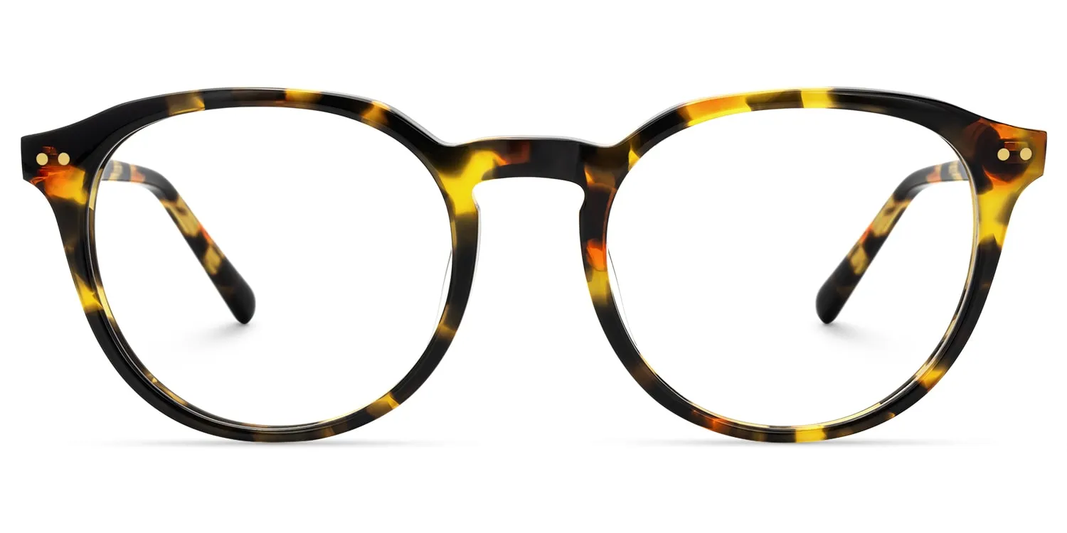 Hamida - Round Tortoise Eyeglasses sold by Vooglam product image thumbnail 2