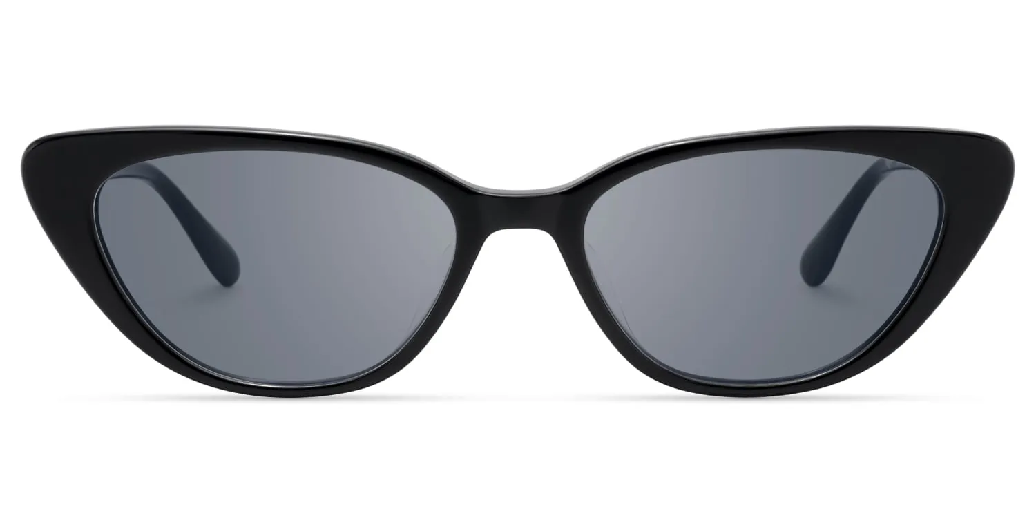 Naoya - Cat Eye Black Sunglasses sold by Vooglam