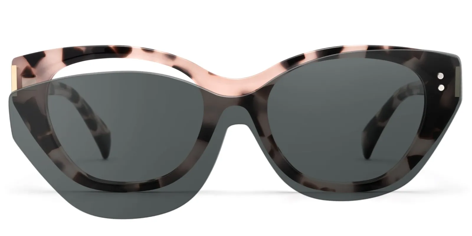 Cicely - Tortoise Cat Eye Sunglasses sold by Vooglam