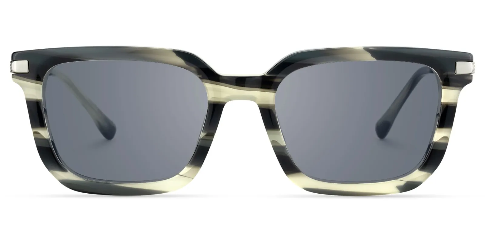 Denbeigh - Rectangle Pattern Sunglasses sold by Vooglam