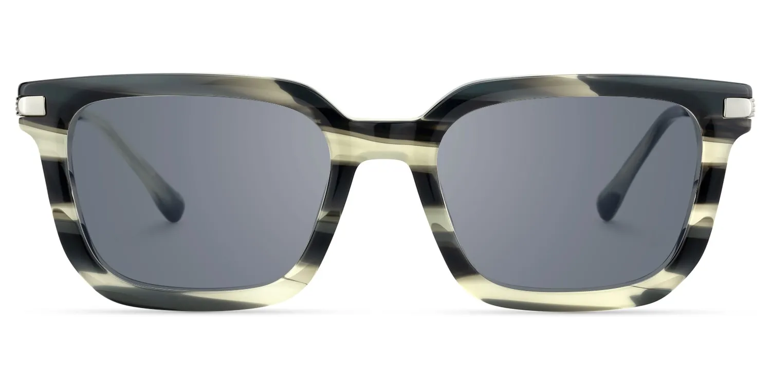 Denbeigh - Rectangle Pattern Sunglasses sold by Vooglam product image thumbnail 2