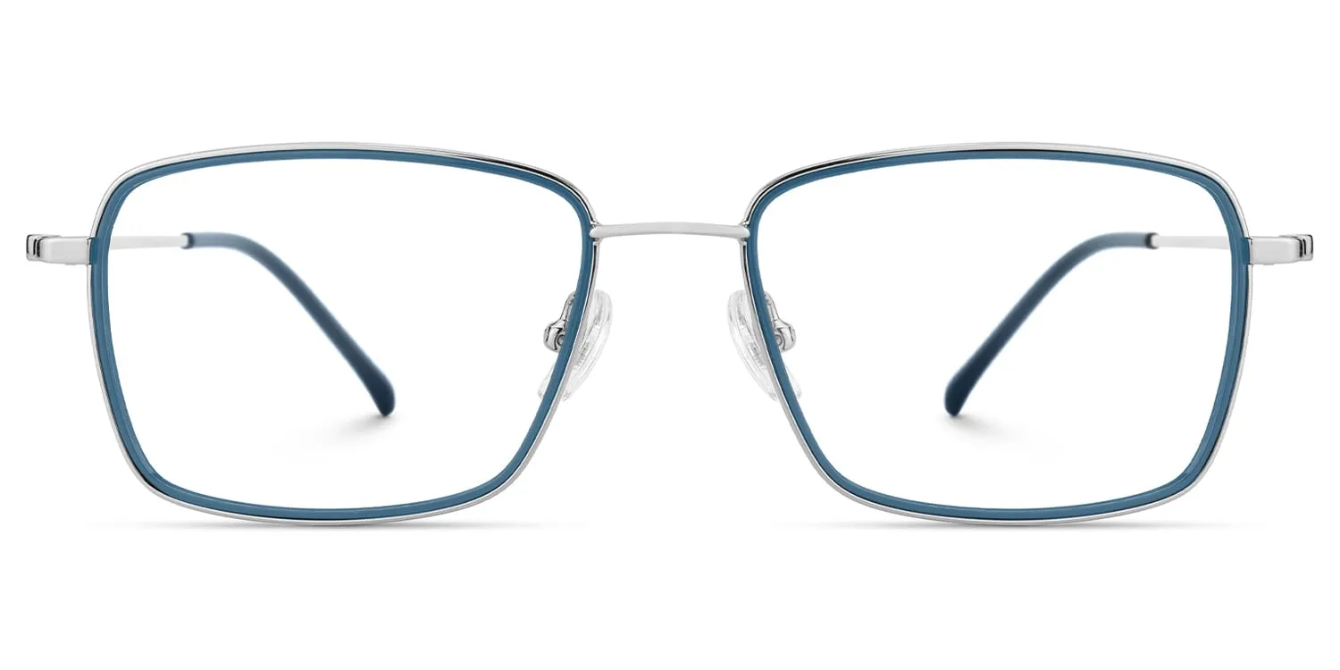Marlene - Rectangle Blue Eyeglasses sold by Vooglam product image thumbnail 2