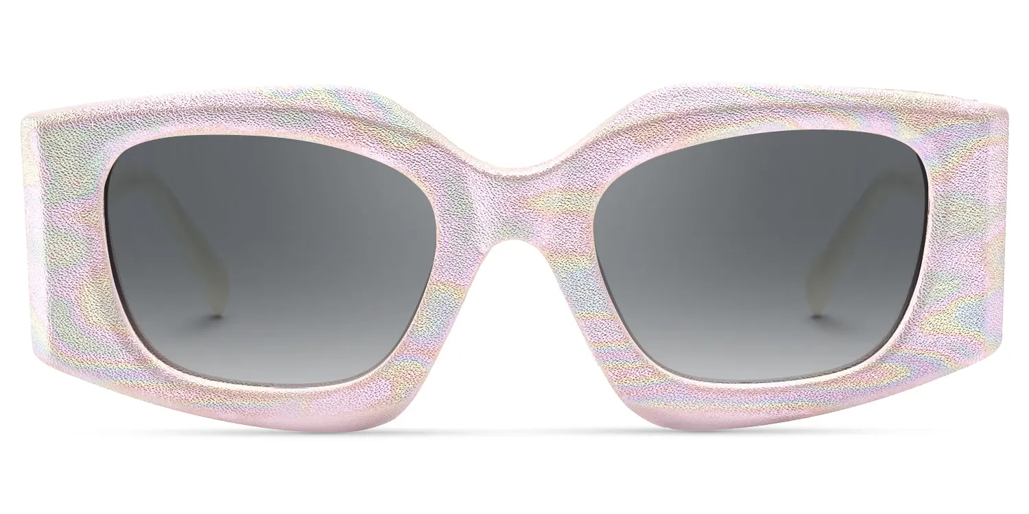 CruzHide - Geometric Multicolor Sunglasses sold by Vooglam product image thumbnail 2